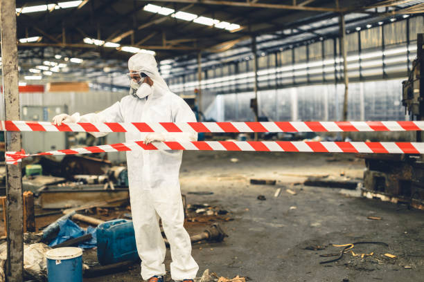 Professional Biohazard technician working in Lakemont, GA